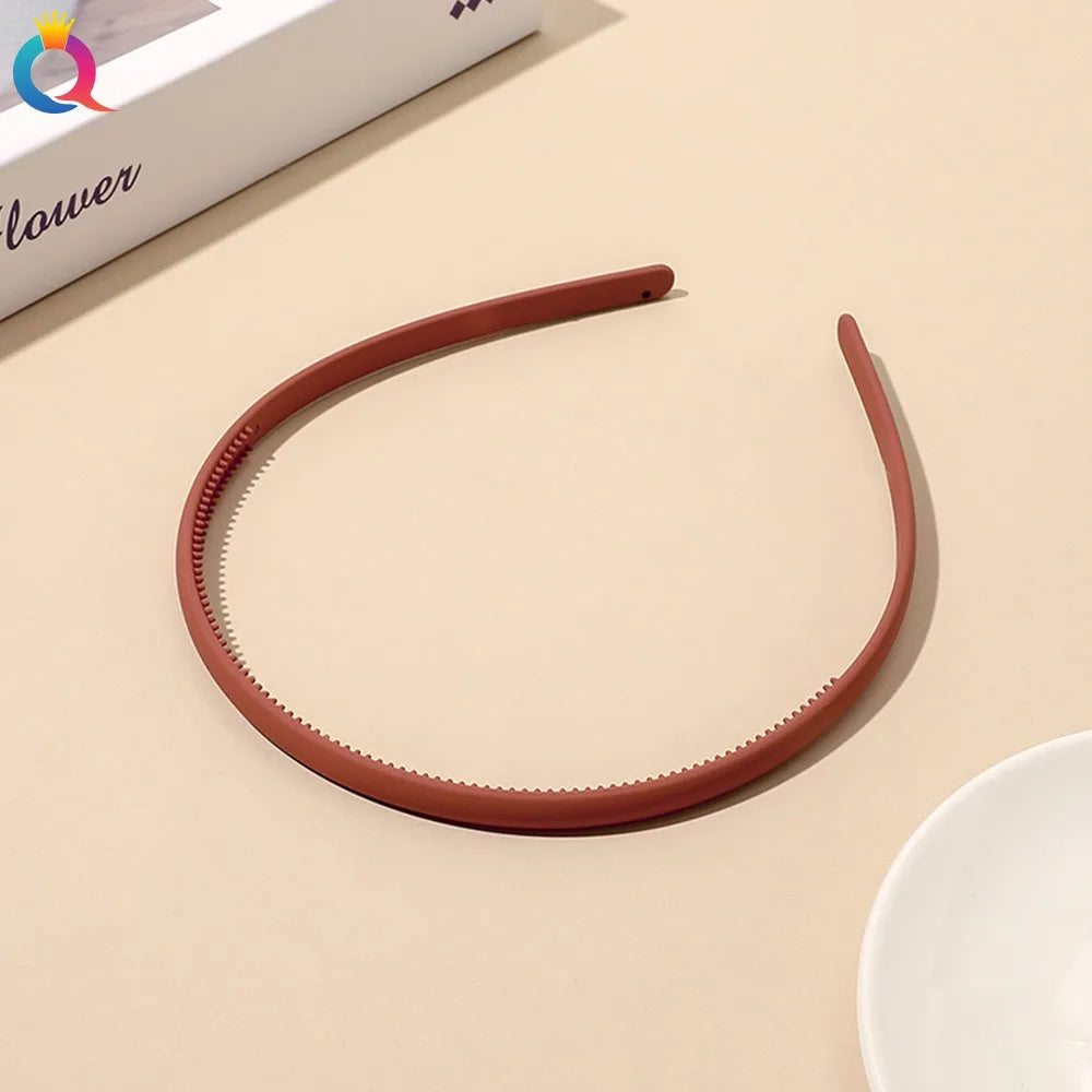 Plastic Frosted Non-slip Face Wash Hairbands Headband Women Girls Hair Head Hoop Bands Scrunchie Accessories Headdress Ornaments