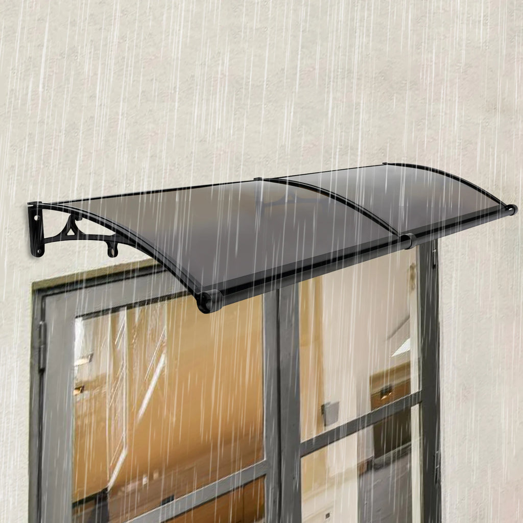 Front Door Arch Rainshed Easy to Install Canopy for Outdoor Sun Protection for Balconies/Roofs/Yards/Garages