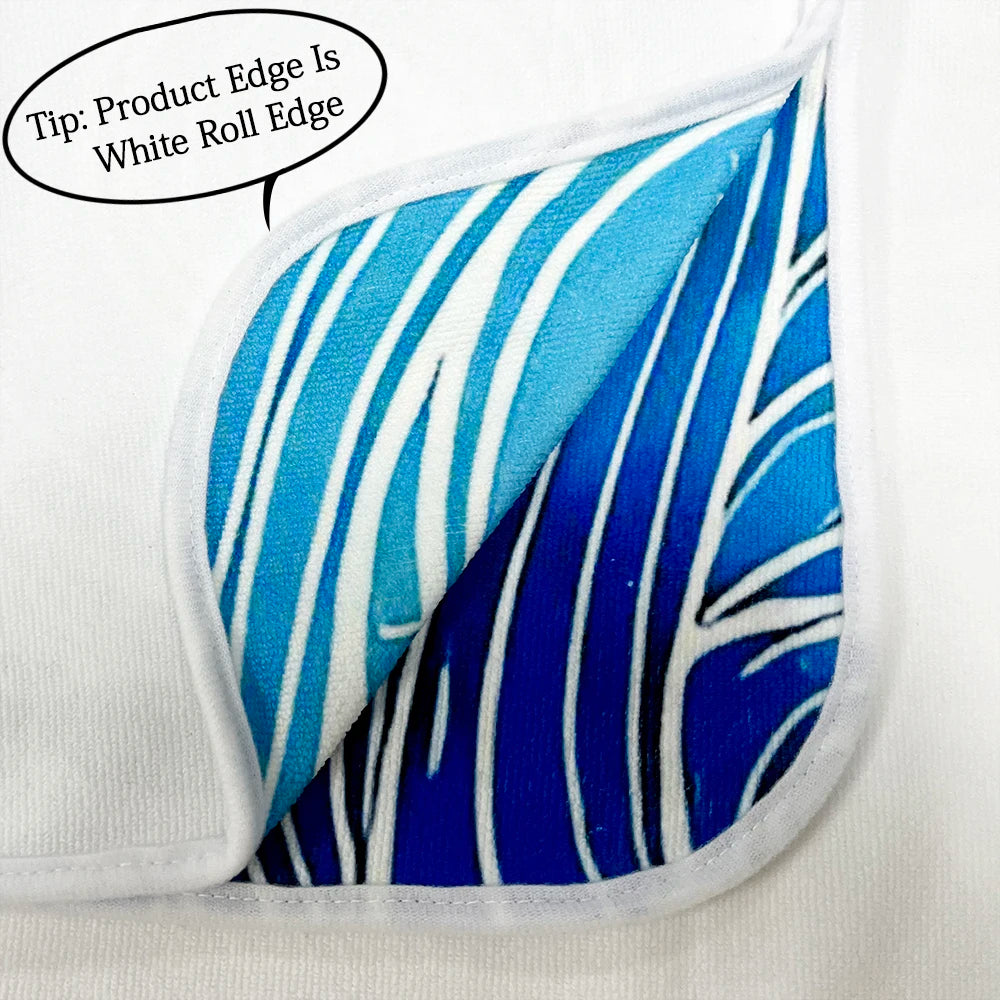 1pc Minimally Striped Beach Towel, Ultra-fine Fiber Quick Drying Absorbent Towel, Beach Swimming Vacation Beach Towel