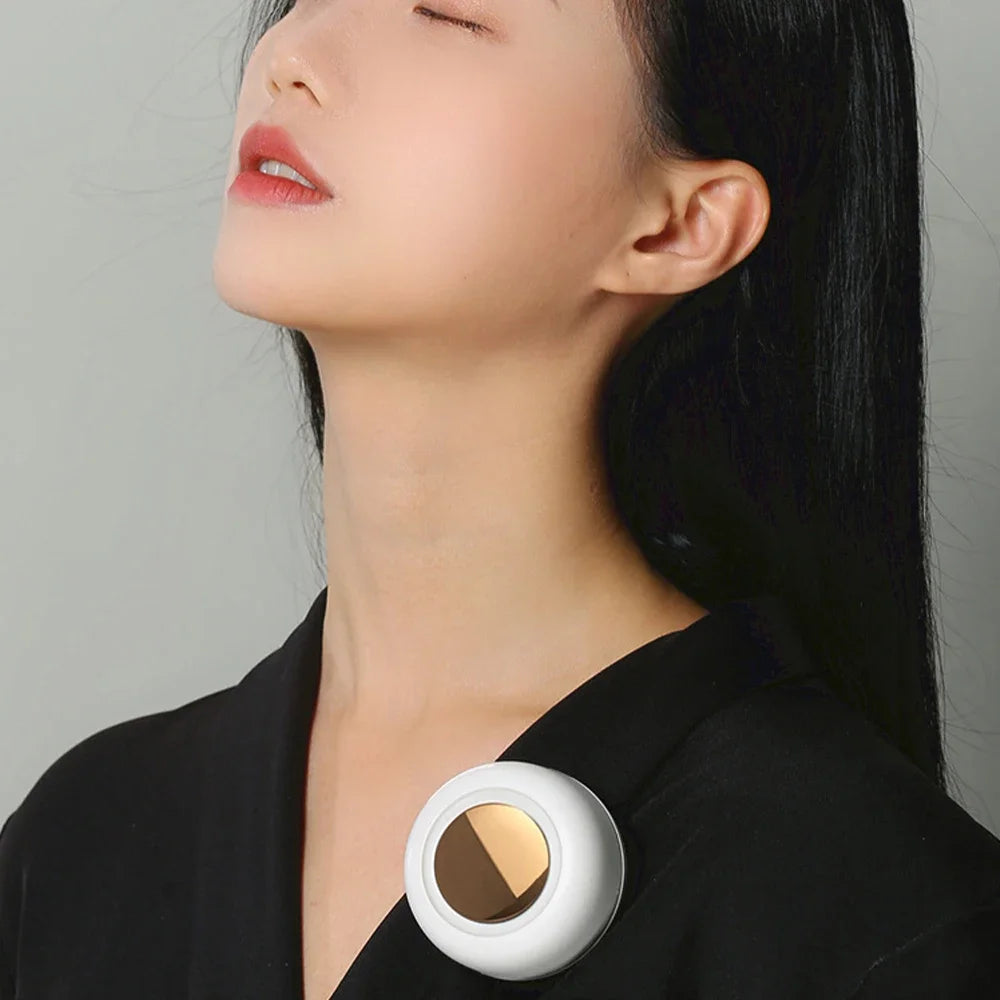 Mini Small Clip Fan Portable Silent Mini Bladeless Electric Fan 3 Speeds Clip-on Charging Fans For Shirt Whirlwind Waist Clips