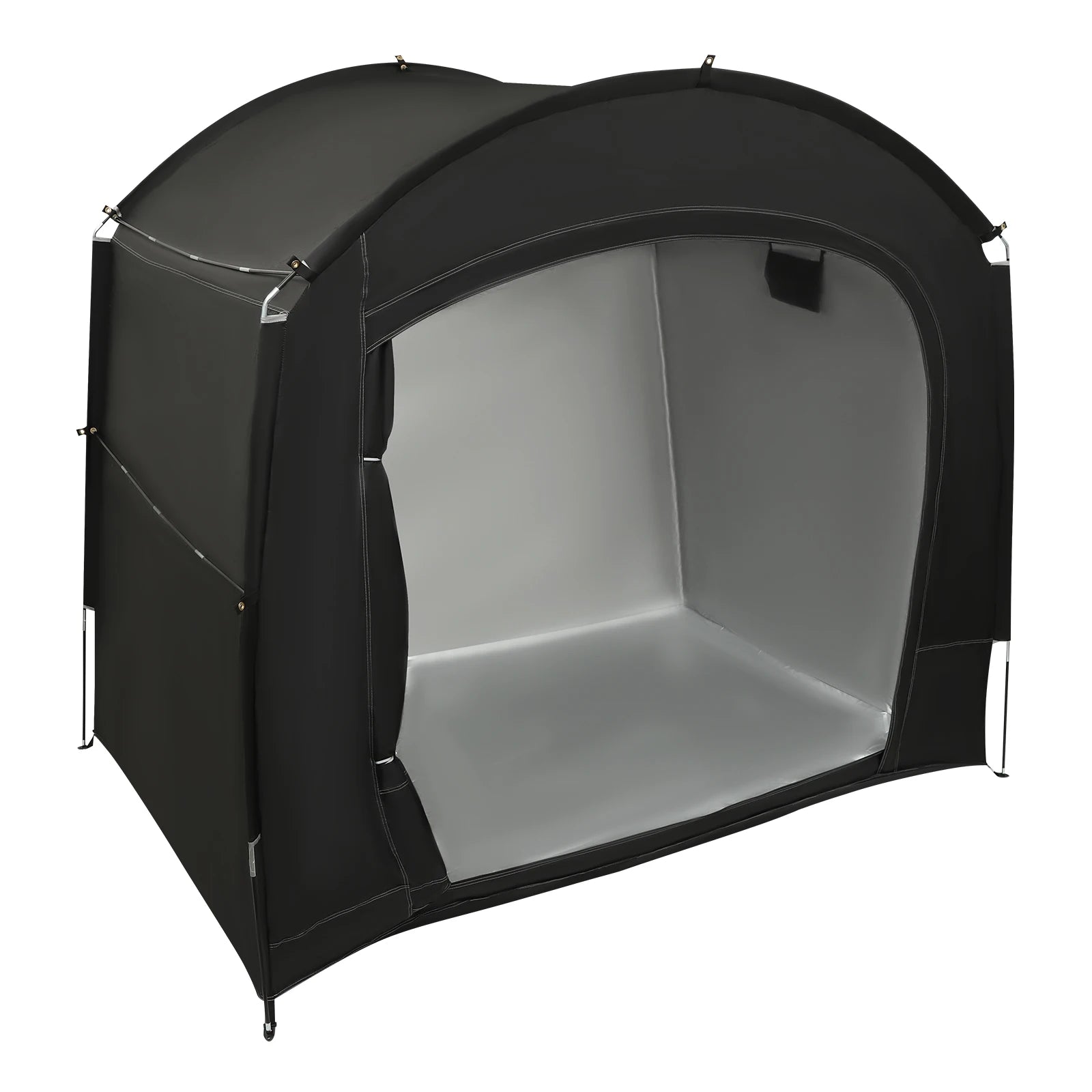 Outdoor 210D Oxford Cloth and Fiberglass Travel Bike Storage Tent for 1-4 Bikes Portable Waterproof Bicycle Shelter Tent Cover