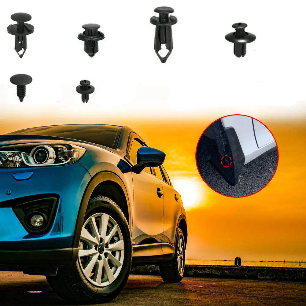 6 Size 60Pcs Auto Fastener Clips For BMW MINI Cooper One S R50 R53 R56 R60 F55 F56