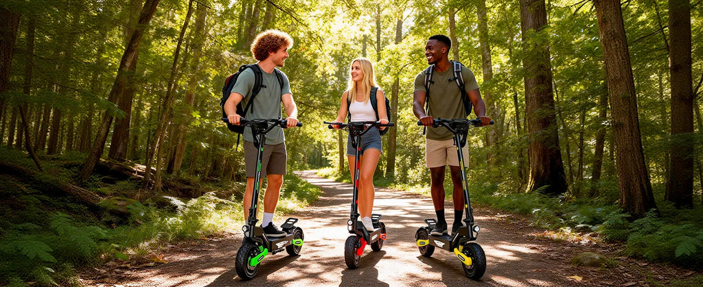 Scooter Eléctrico Off-Road 1200W 48V | 30MPH | Llanta 11" Sin Cámara | Plegable 🛥️