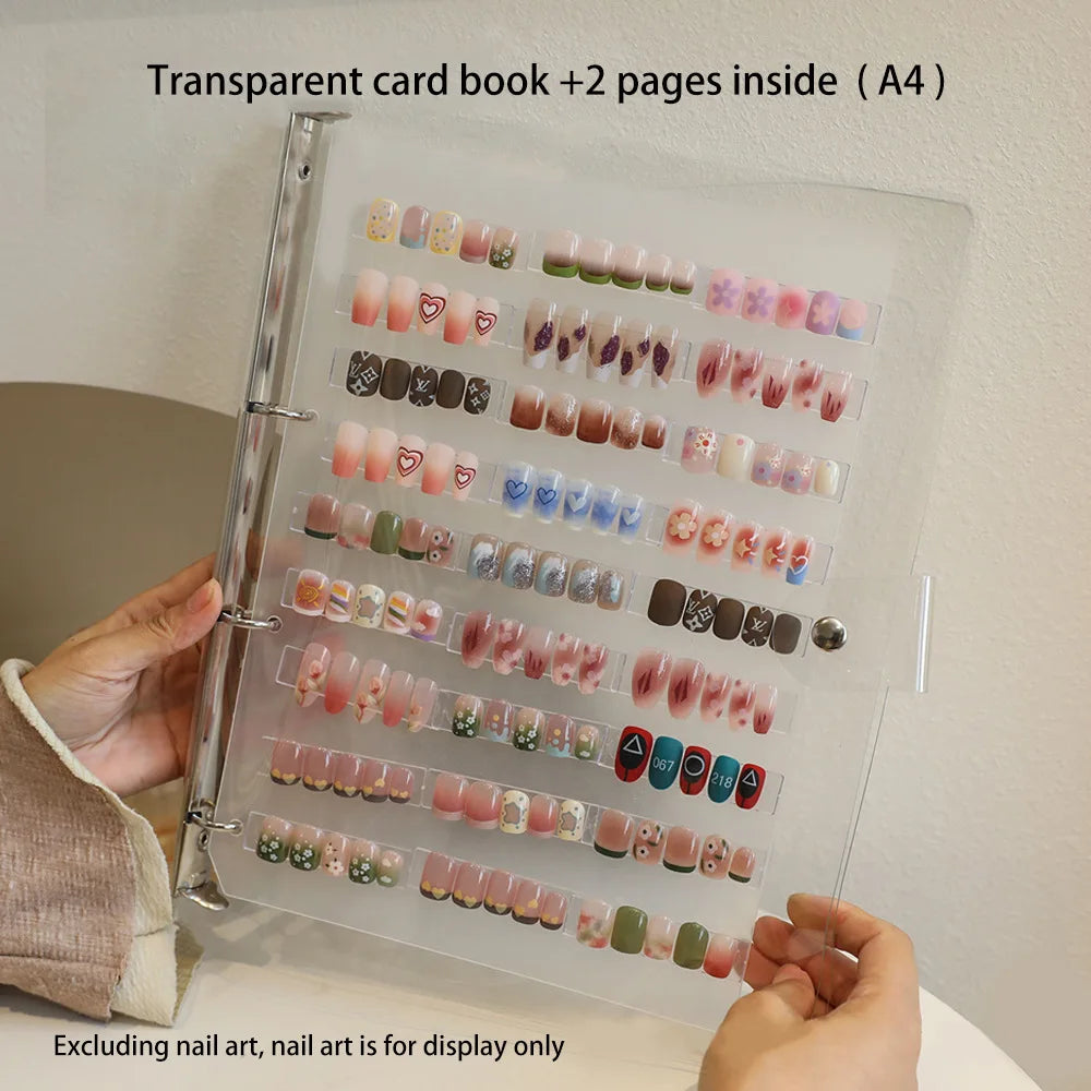 Álbum Organizador de Nail Art DIY | Exhibidor de Diseños | Herramienta de Almacenamiento 💅 - Firu Total Sales