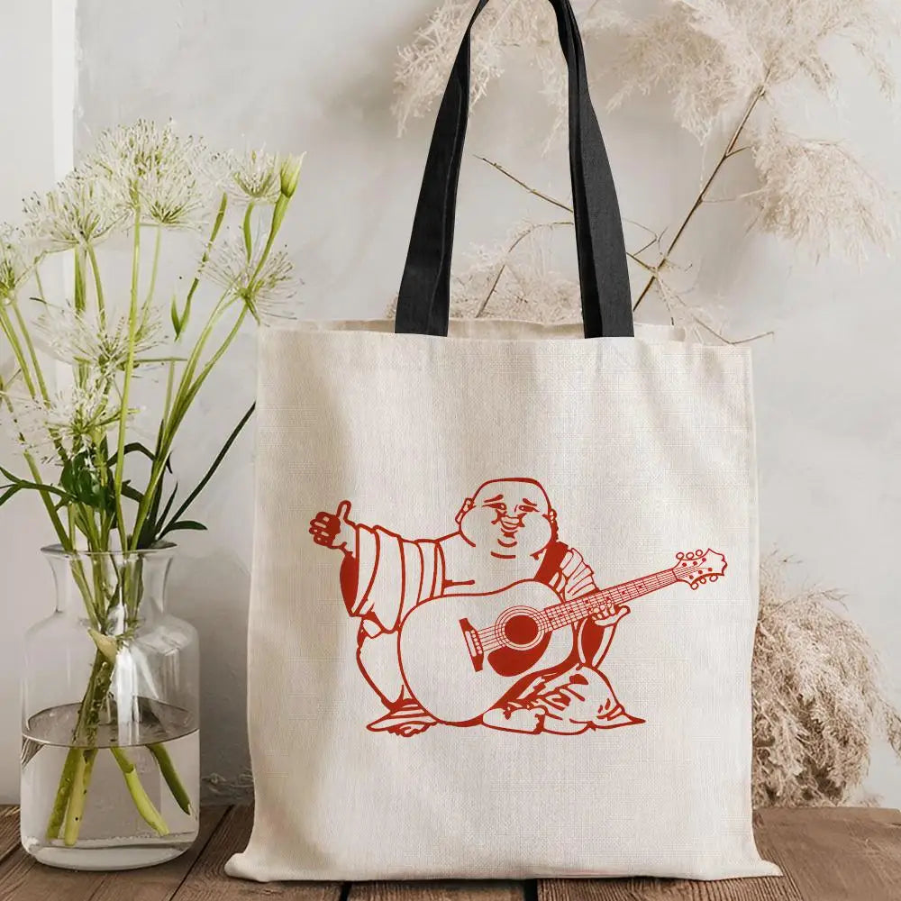 T-True Religion Storage Bags Canvas Tote Bag Double-Sided Print Fashion Shoulder Shopping Bag Gift Handbags