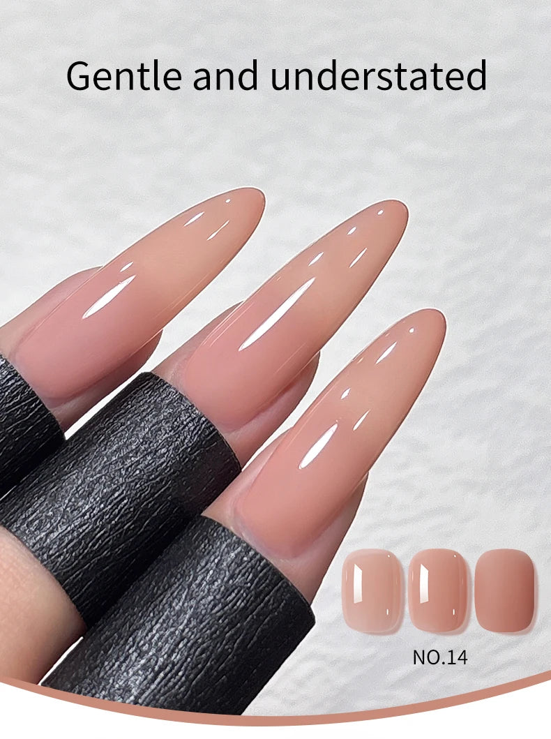 Esmalte Jelly Ice Nude Peelable UV/LED 15ml | Sin Formaldehído | Salón y DIY 💅 - Firu Total Sales