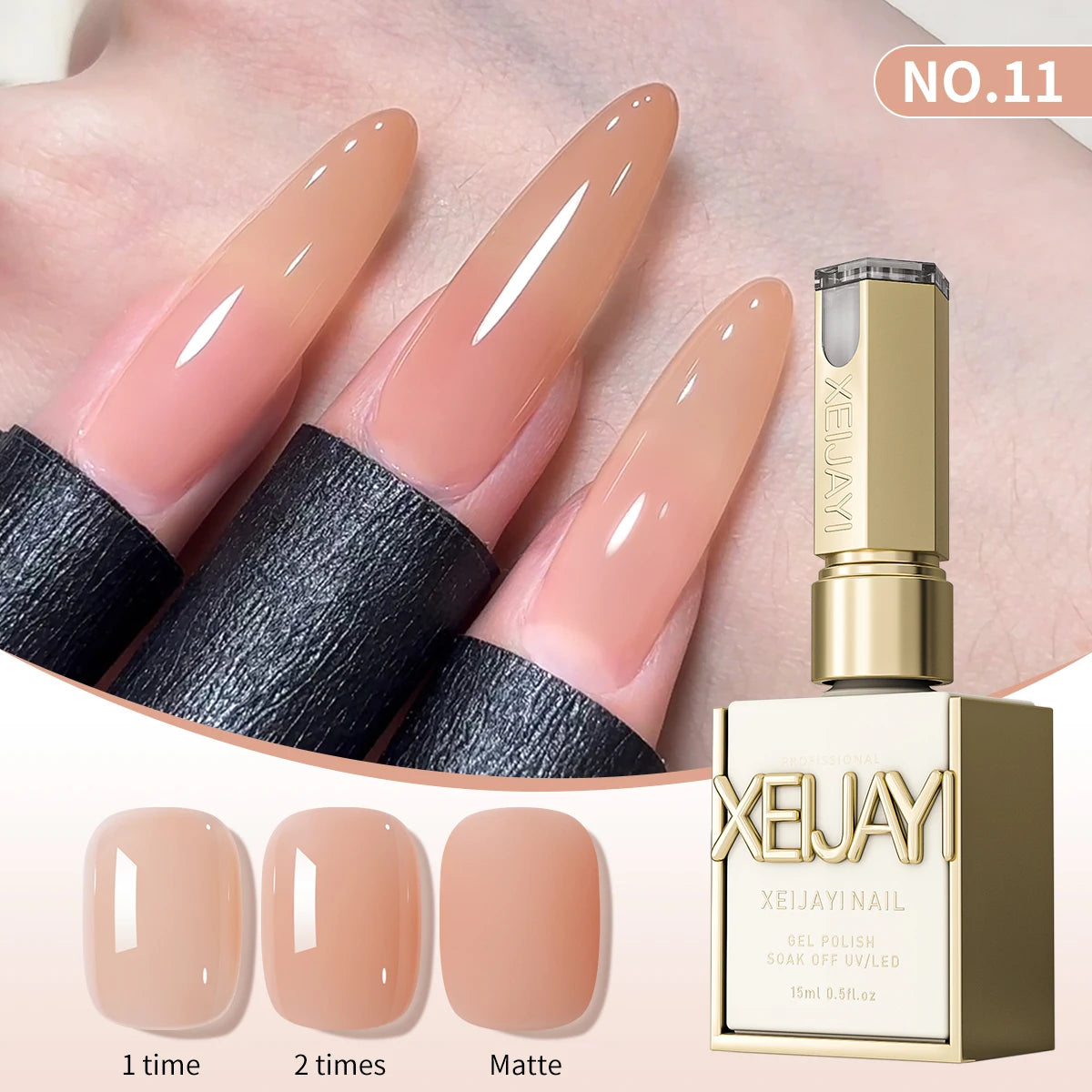 Esmalte Jelly Ice Nude Peelable UV/LED 15ml | Sin Formaldehído | Salón y DIY 💅 - Firu Total Sales