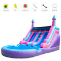 Tobogán Doble Inflable Comercial 6.4m con Piscina | PVC | Parque Infantil 🎉 - Firu Total Sales
