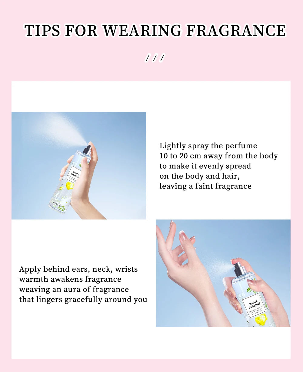 8 Fl.oz/236ml Hair & Body Mist for Women, Floral Fragrance Mist, Fresh Body Spray, Long-Lasting Perfume, Perfect for Daily Use