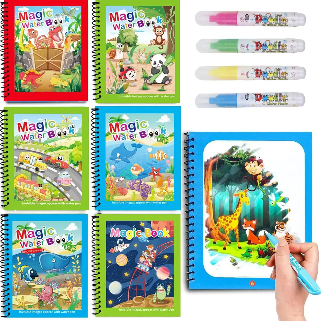 Reusable Water Drawing Book – Montessori Coloring Toy