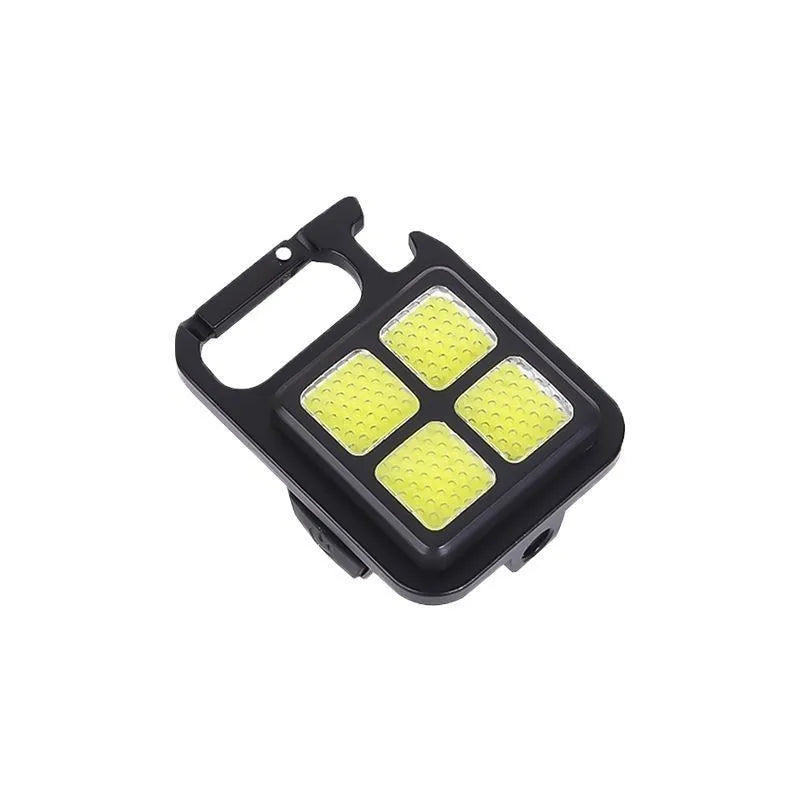 COB LED Mini Flashlight Super Bright Key Chain Light Outdoor Emergency Camping Flashlight Bag Accessories Key Ring Wholesale