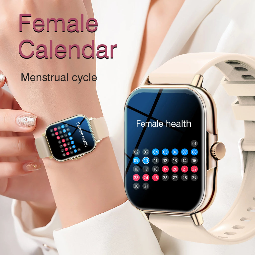 Smart watch, for men and women, wireless calling, fitness tracker, 2.01 inch screen, sports smart watch