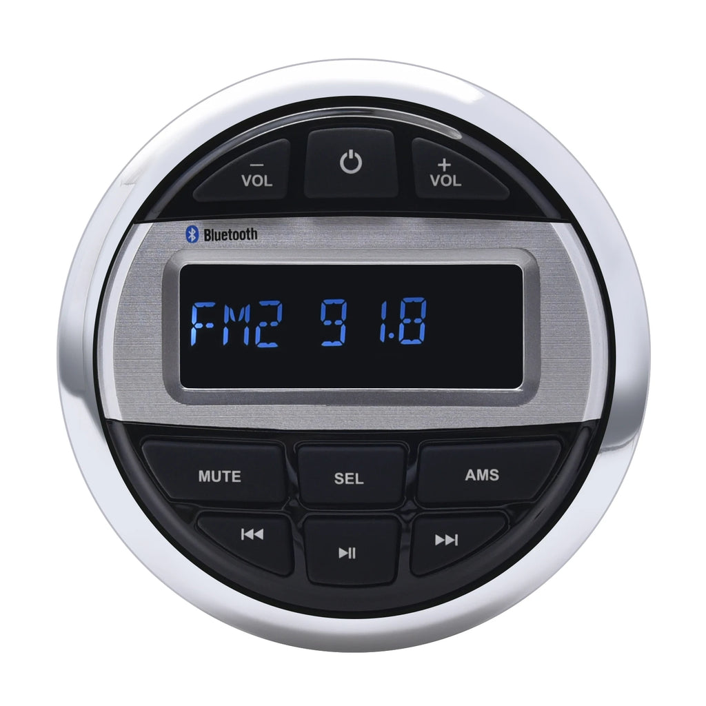 Boat Media MP3 Player With Bluetooth Waterproof Car Marine Stereo Audio Radio FM AM Receiver for UTV ATV SPA RZR