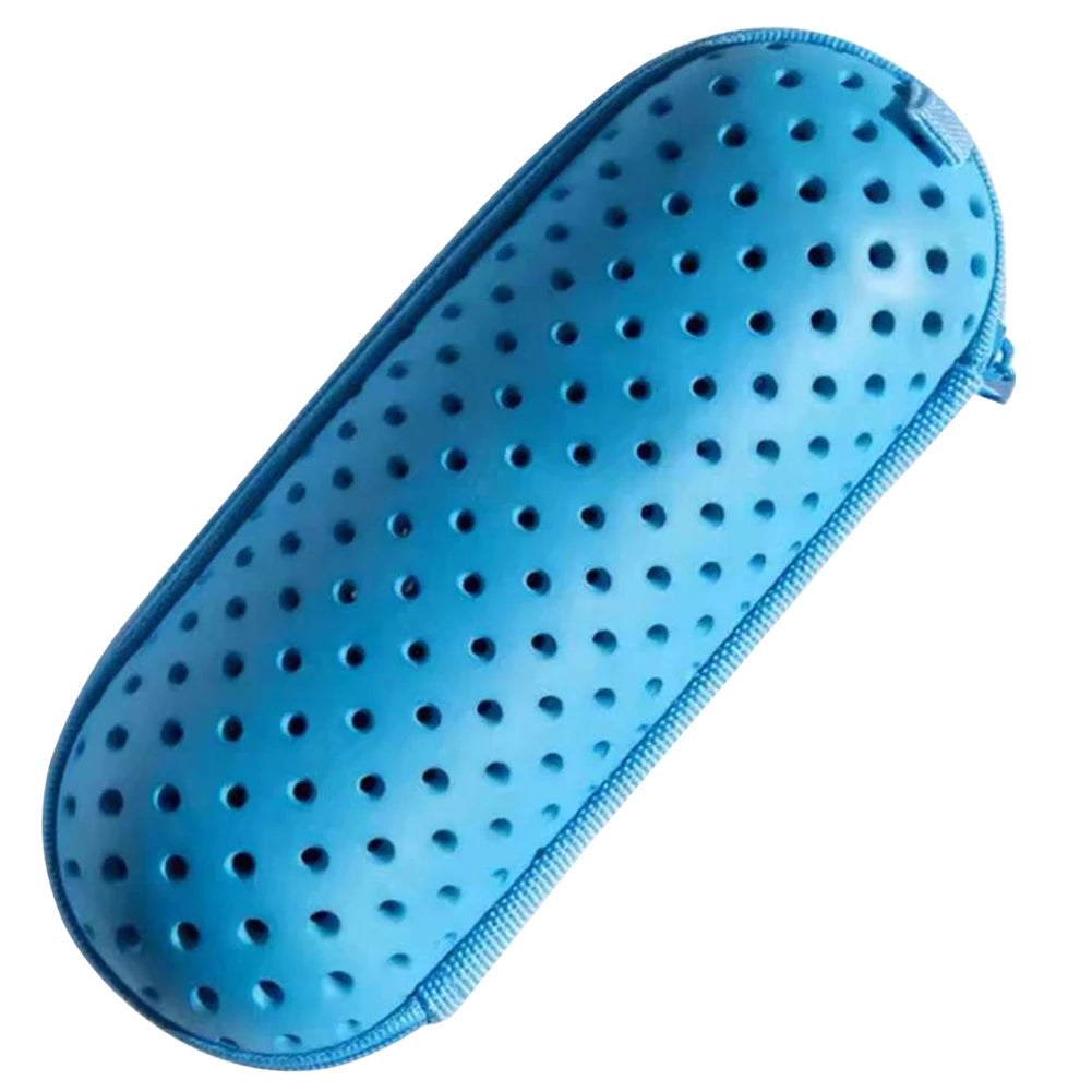 Swim Goggle Case Goggles Protective Case with Clip & Drain Holes Zipper Eyeglasses Case Portable Breathable for Outdoor Swimming