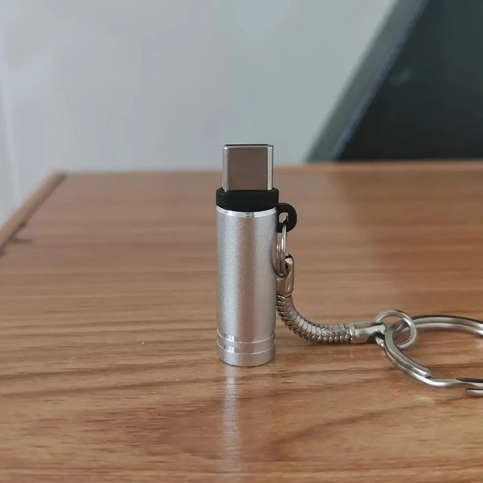 USB C Emergency Lighter, Aluminum Alloy Battery Free Lighter for Camping RV Travel, Phone OTG Powered Auto Off
