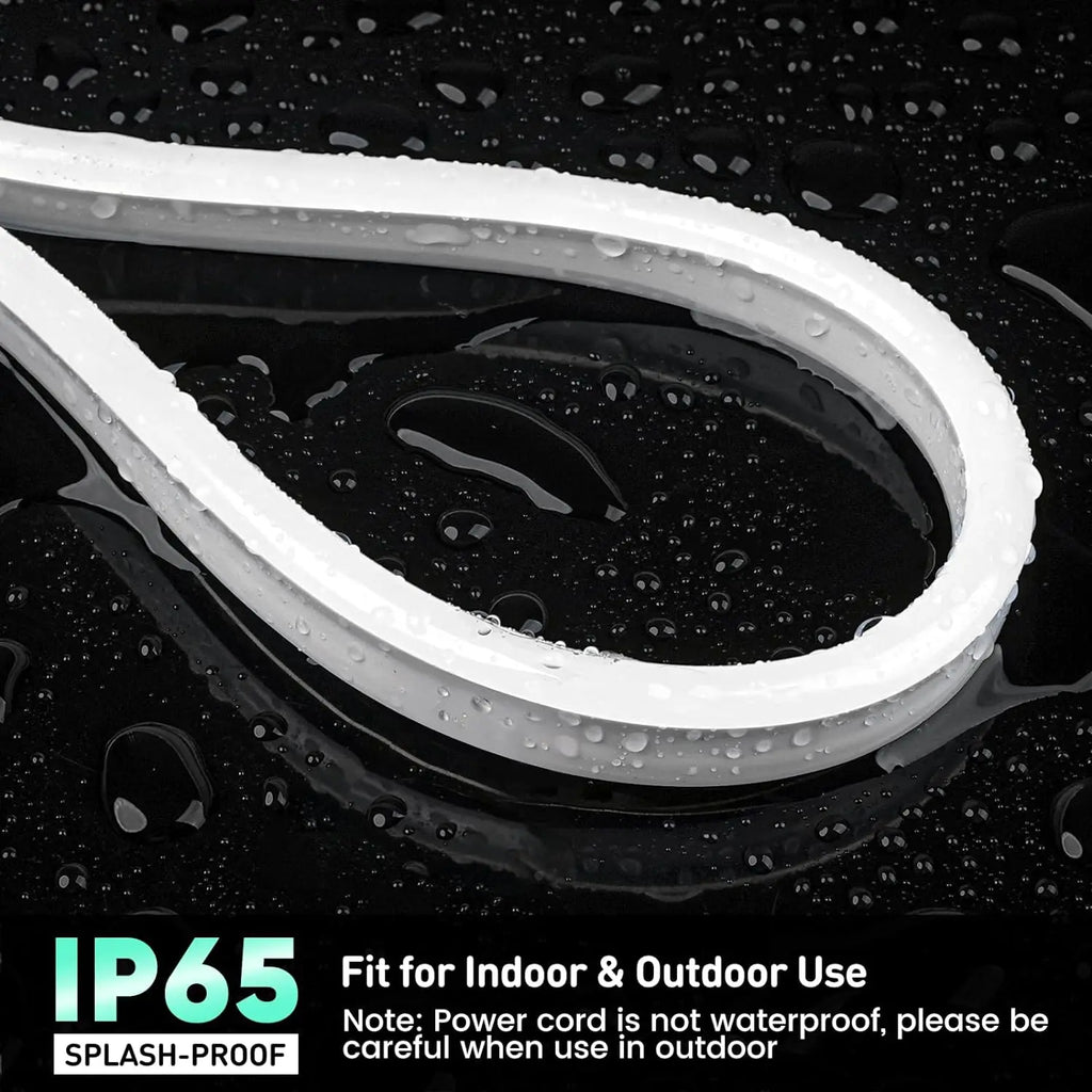 Tira Neón RGB Mexllex 30m/40m | Sincronización Musical | App y Control Remoto | Impermeable | Interior y Exterior - Firu Total Sales