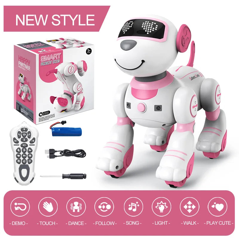 Perro Robot Inteligente con Control Remoto | Acrobacias | Regalo para Niños - Firu Total Sales