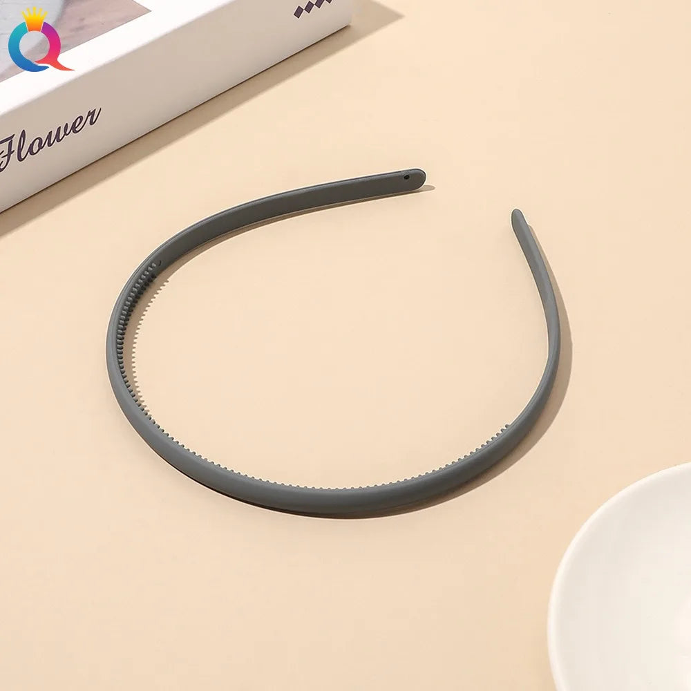 Plastic Frosted Non-slip Face Wash Hairbands Headband Women Girls Hair Head Hoop Bands Scrunchie Accessories Headdress Ornaments