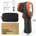 KE-1500 Digital Infrared Thermometer Gun — -50° to 1500°C | 30:1 D:S Ratio