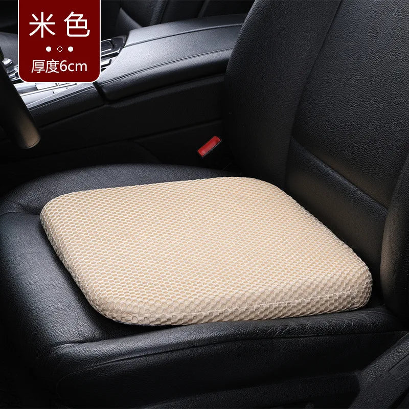 Car Booster Seat Cushion — Breathable Height Boost Pad | Fatigue Relief