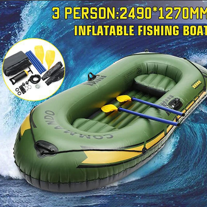 1PC PVC Inflatable Seat Air Cushion Mat Waterproof Inflatable Fishing Boat Drifting Boats Cushion
