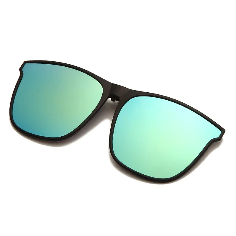 Polarized Clip On Sunglasses Men Photochromic Car Driver Goggles Night Vision Glasses Anti Glare Vintage Square Glasses Oculos