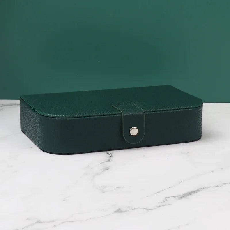 2024 Portable Jewelry Box Jewelry Organizer Display Travel Jewelry Case Boxes Button Leather Storage Chenille Jewelers Joyero