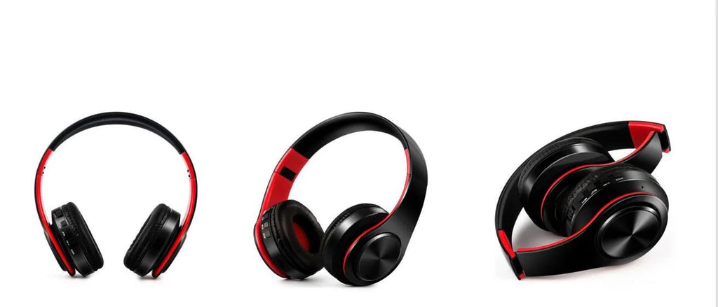 HIFI Stereo Bluetooth Headphones | FM Radio + SD Card + Mic | iPhone Samsung Xiaomi