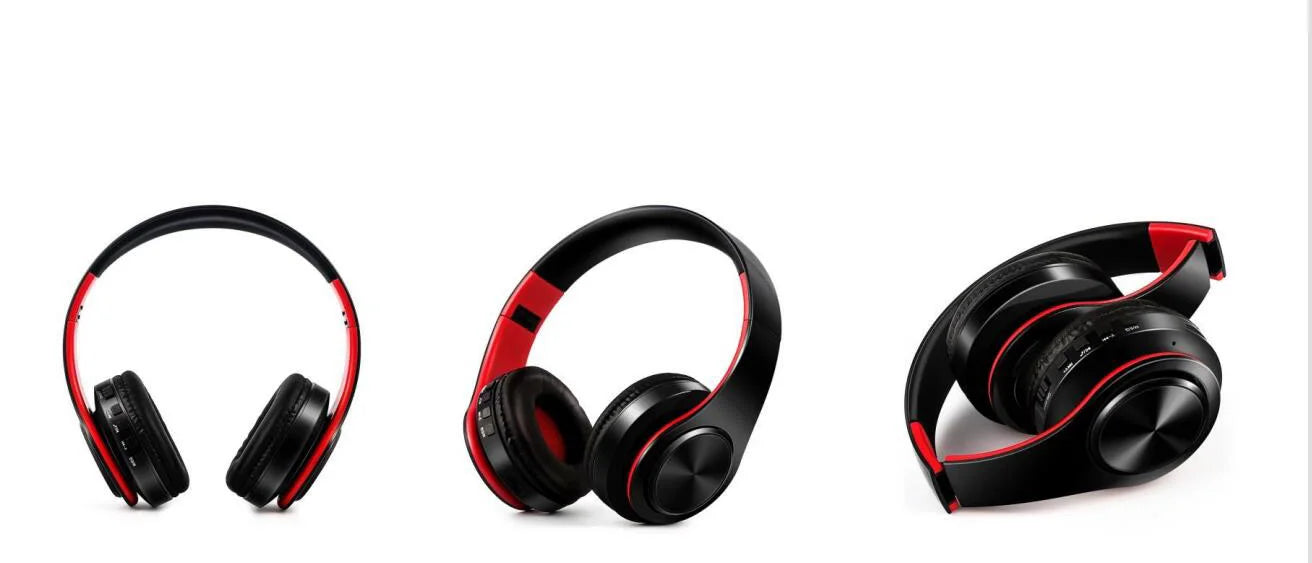 HIFI Stereo Bluetooth Headphones | FM Radio + SD Card + Mic | iPhone Samsung Xiaomi
