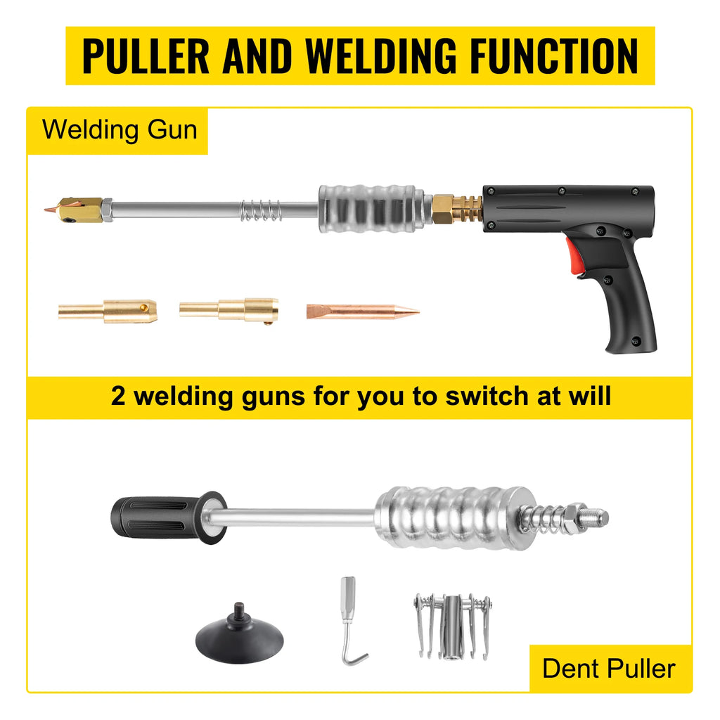 VEVOR Spot Welder Spotter 3500A Spot Welding Repair Machine GYSpot 2700 Dent Repair Machine Vehicle Panel Spot Puller