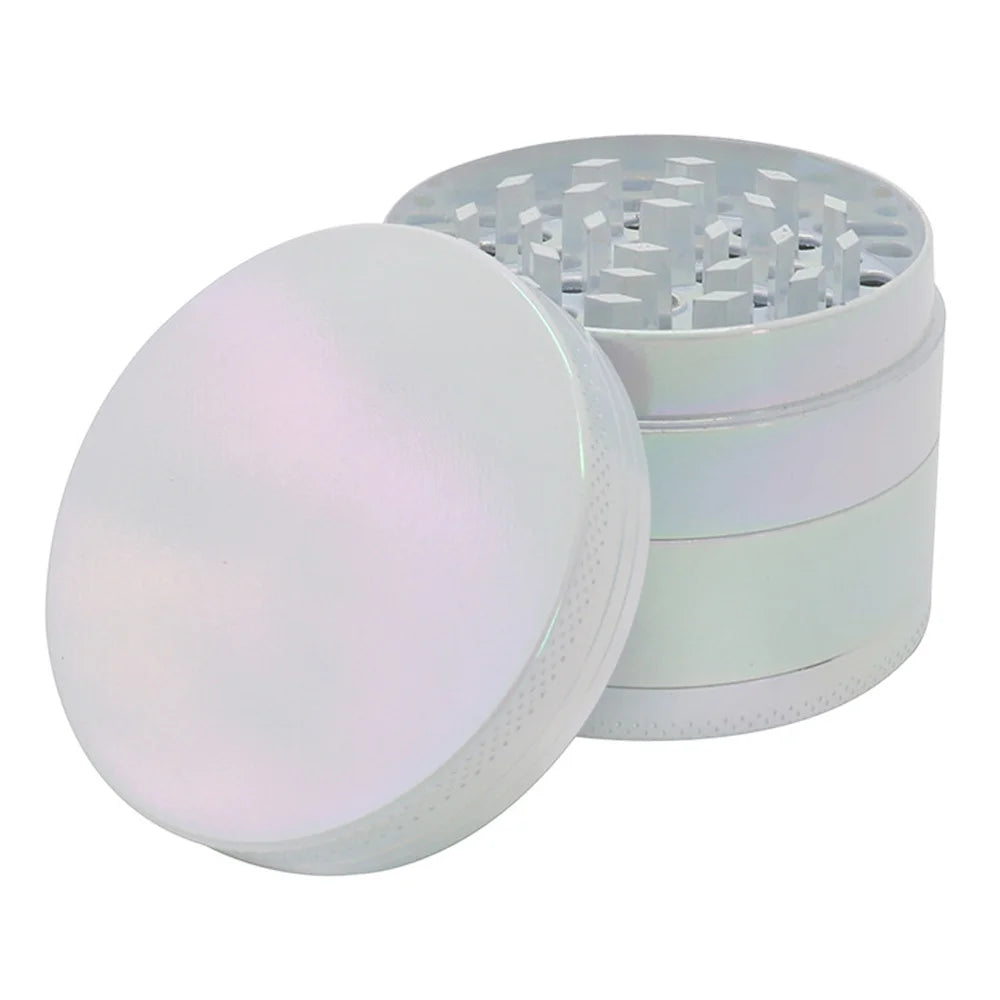 Neon Herb Grinder 4-layer Iridescent Tobacco Grinder Spice Miller Crusher Zinc Alloy 40/50/60mm