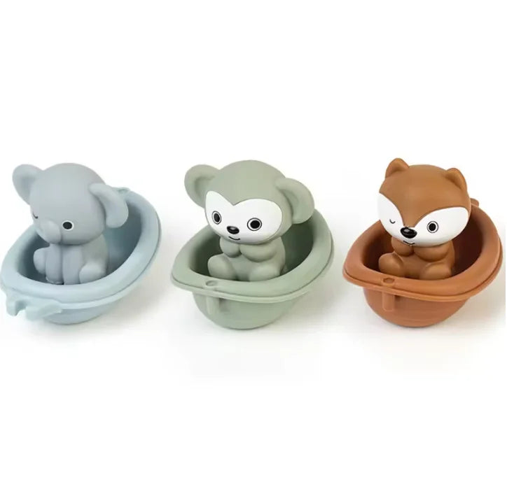 Baby Dinosaur Bath Toys for Toddler Infant Water Spraying Squeeze-sounding Dabbling Toy Floating Animals Kids Bathtub Pool Toys