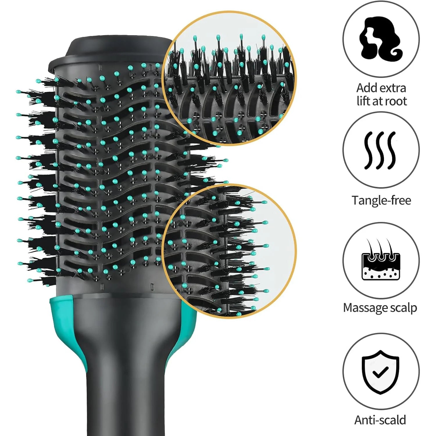 BLUTOOL Secadora Cepillo 4 en 1 | Ion Negativo | Reduce Frizz | Volumen 💇