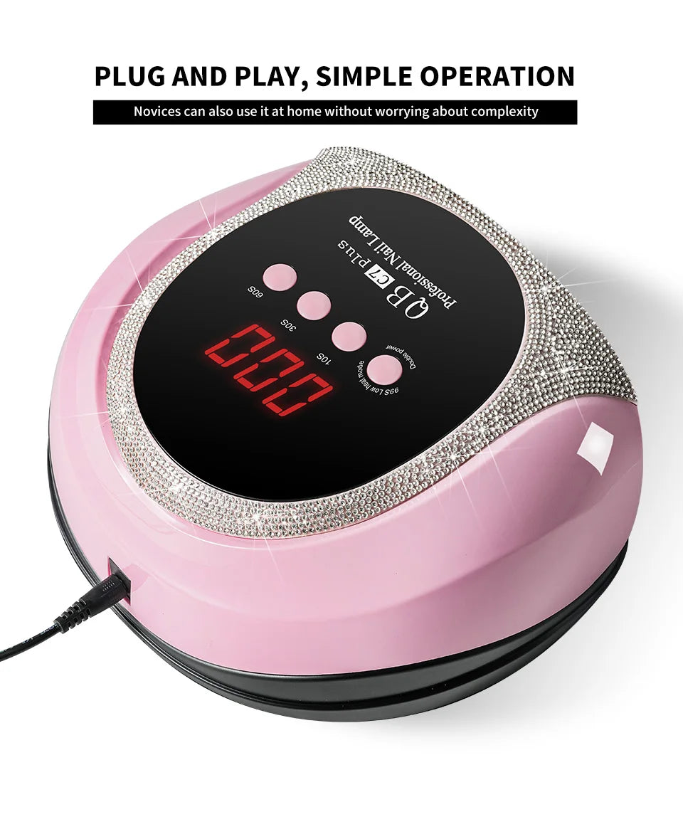 Lámpara UV/LED Profesional 57 LEDs Secado Rápido | Pantalla LCD | Manicure y Gel Acrílico - Firu Total Sales