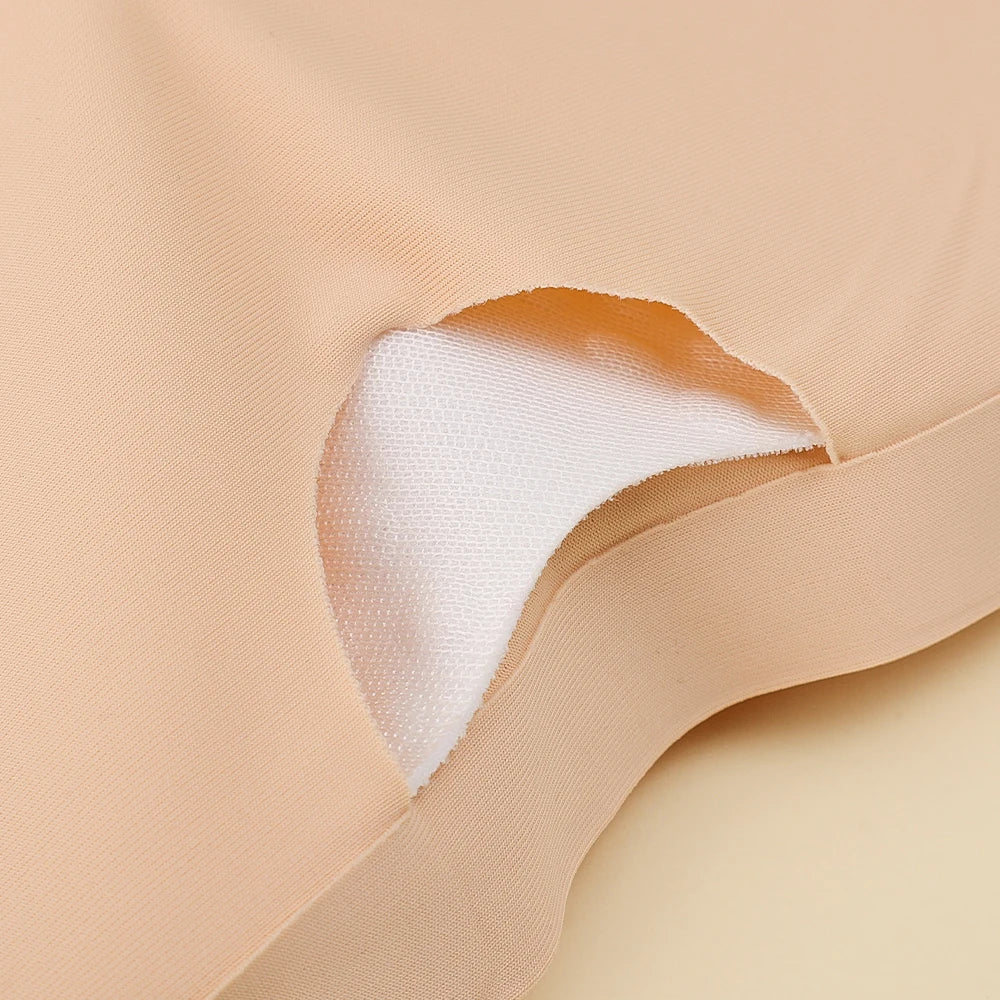 Ice Silk Seamless Strapless Bra | Wireless Soft Crop Tube Top | Women S-XXL