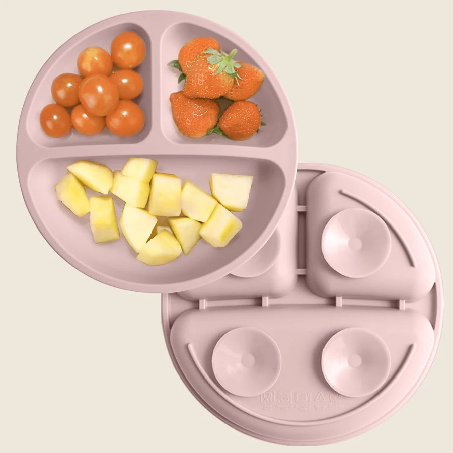 Plato de Silicona con Ventosa para Bebé | Sin BPA | Entrenamiento de Comida 🍼 - Firu Total Sales
