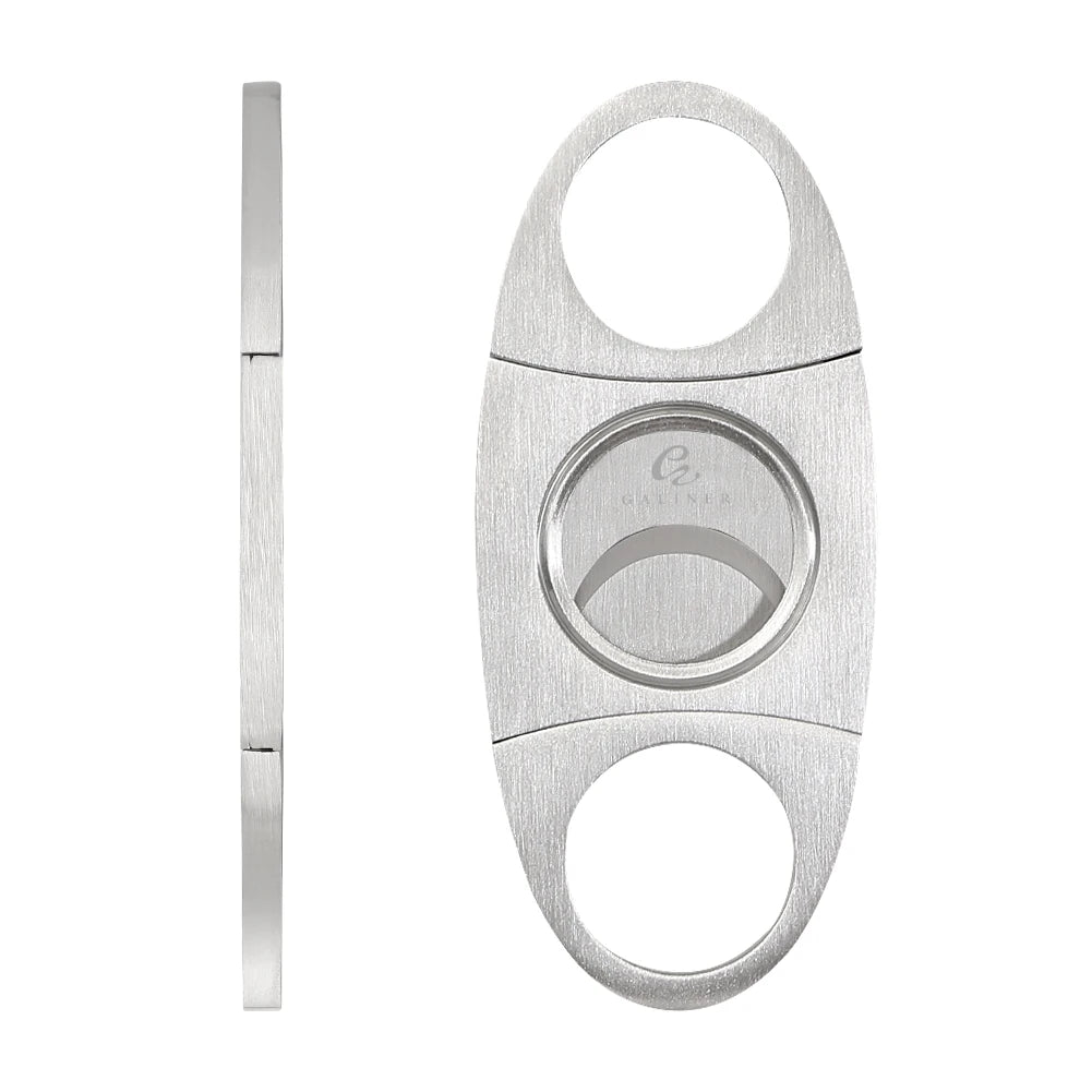 GALINER Portable Metal Cigar Cutter Guillotine Dould Blade Sharp Cutting Tool Cigar Accessories