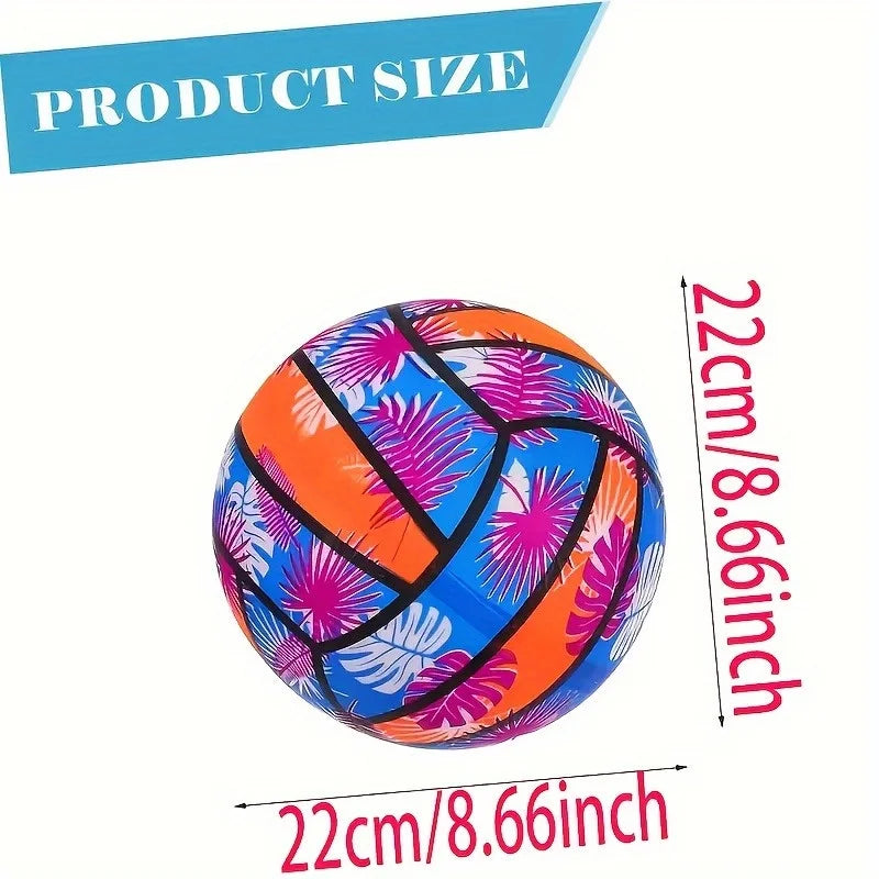 Pelotas de Voleibol Inflables para Playa y Piscina | Diseño Tropical | Pack 🏖️ - Firu Total Sales