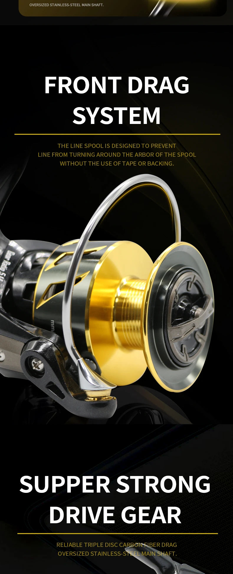 ROOBLINOS SW Spinning Reel Ultralight  Saltwater Surf Reel  5.0:1 9+1 BB Max Drag 12kg Fishing Reels Wheel - Firu Total Sales