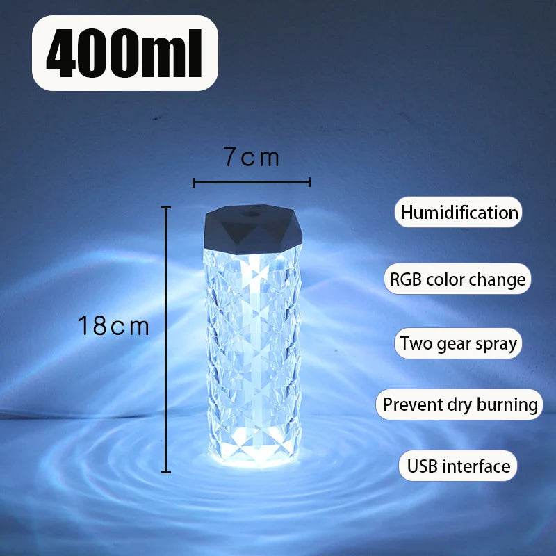 Humidificador Difusor USB 400ML | Luz RGB | Aceites Esenciales | Auto y Hogar 💧