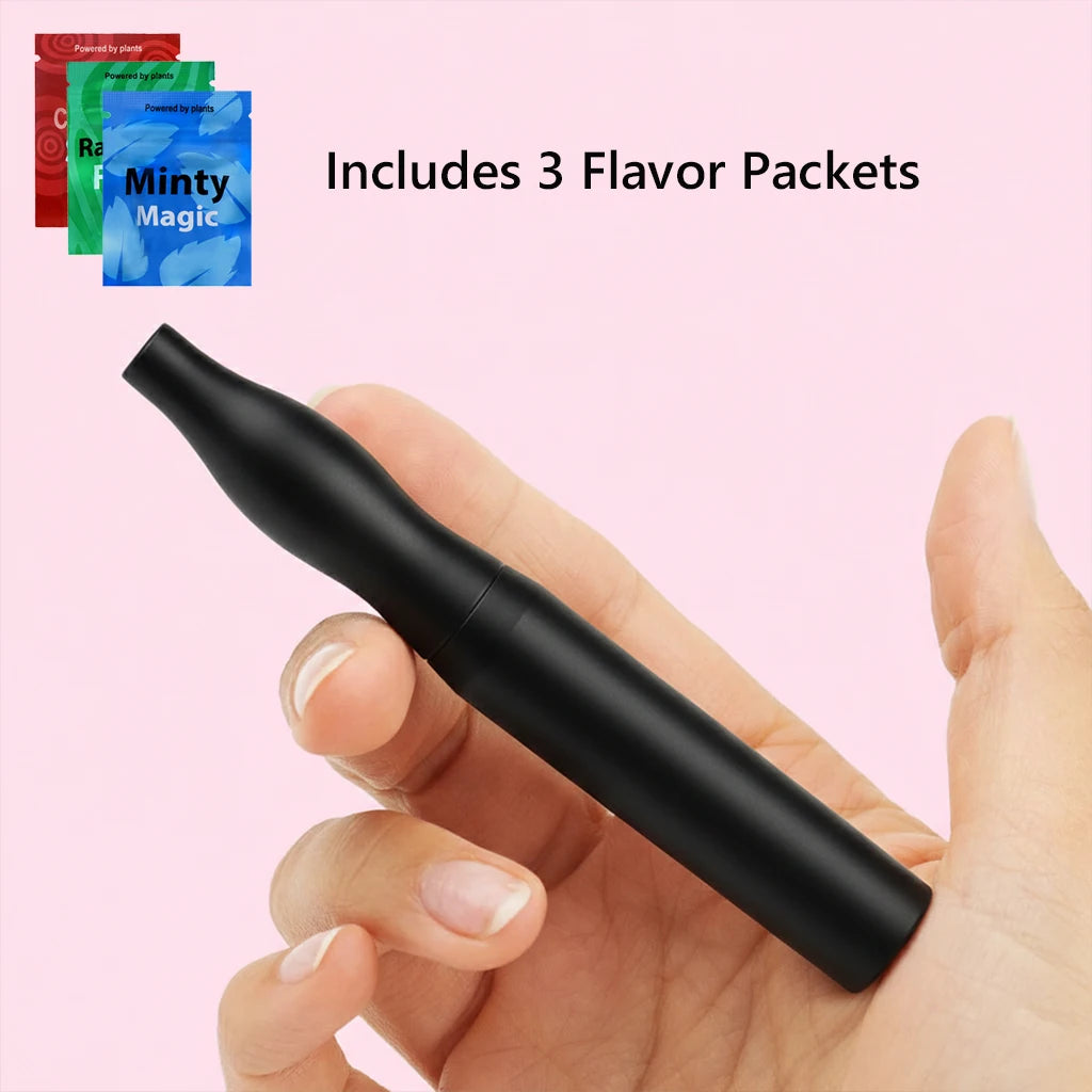 Stylish Stainless Steel Aromatic Stick Air Inhaler Natural Plant Infused Extracts Compact Easy To Carry Gift For Unisex Gifts