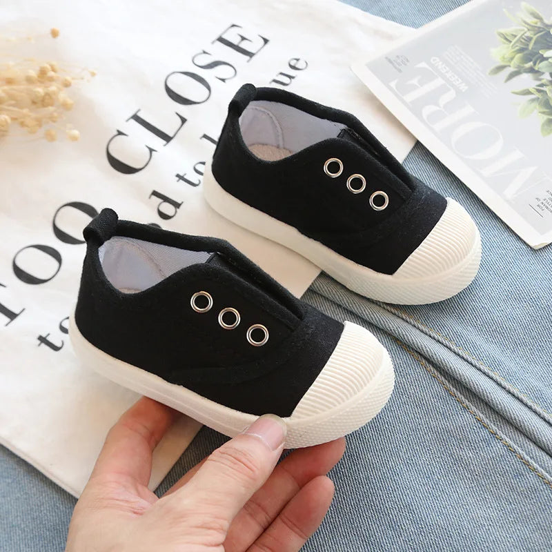 Zapatos de Lona Bajos para Niños y Niñas | Transpirables | Moda Casual