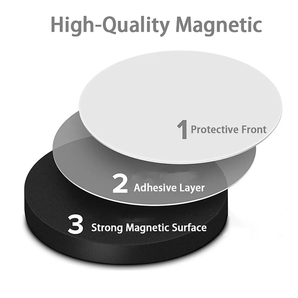 20/50PCS Magnetic Sheets Round Self Adhesive Magnet Office Refrigerator Flexible Magnetic Sticky Stickers For Home Hot Sale