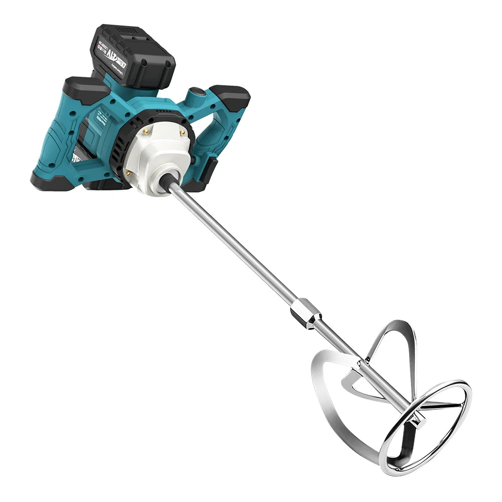 6 Speed Brushless Electric Concrete Mixer Paddle Mix Cordless Cement Mortar Plaster Blender Paint Mix Rod For makita 18v battery