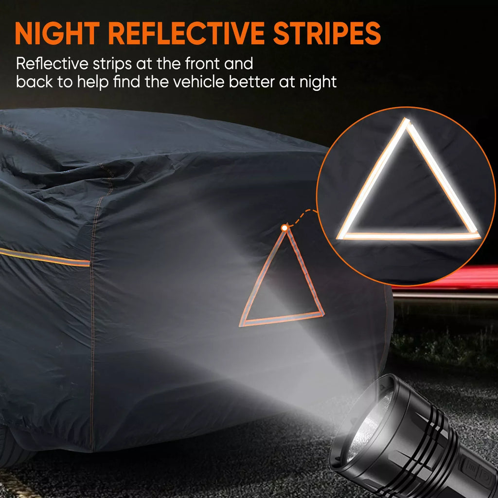 Car Cover Outdoor Waterproof UV Snow Dust Resistant Black 210D For For BMW 325i 328i Universal Auto Exterior Styling L/XL/XXL