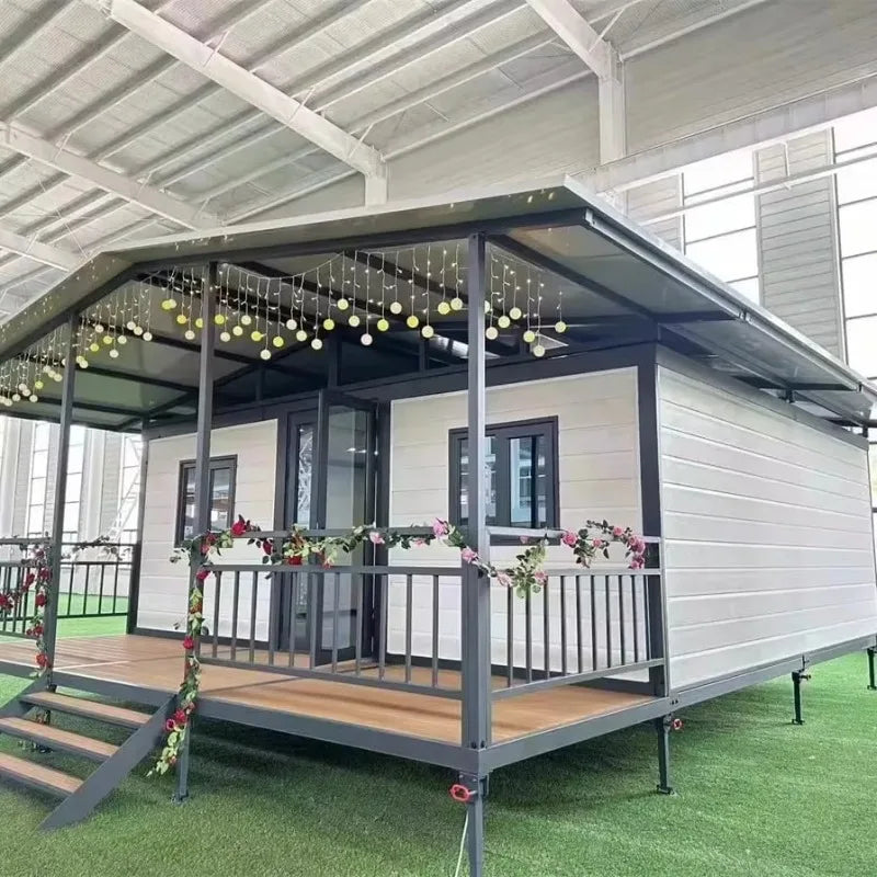 20ft 40ft Prefab Mobile Container Home Folding Expandable Container House Casas Prefabricada Sofas Chairs Living Bedroom Decor