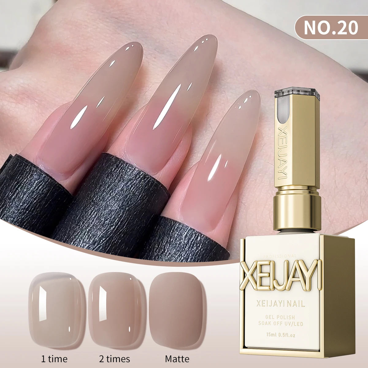 Esmalte Jelly Ice Nude Peelable UV/LED 15ml | Sin Formaldehído | Salón y DIY 💅 - Firu Total Sales