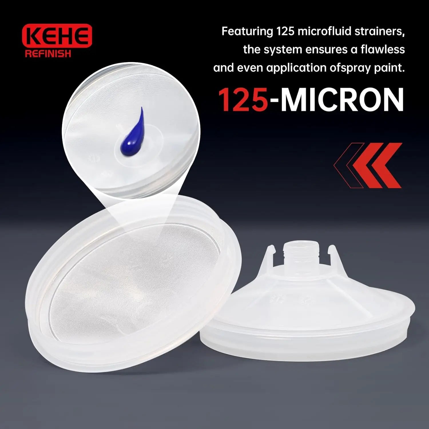 Disposable Paint Cups for Spray Gun, 20oz Mixing Cups Kit with Strainer System, Includes Lids & Accessories