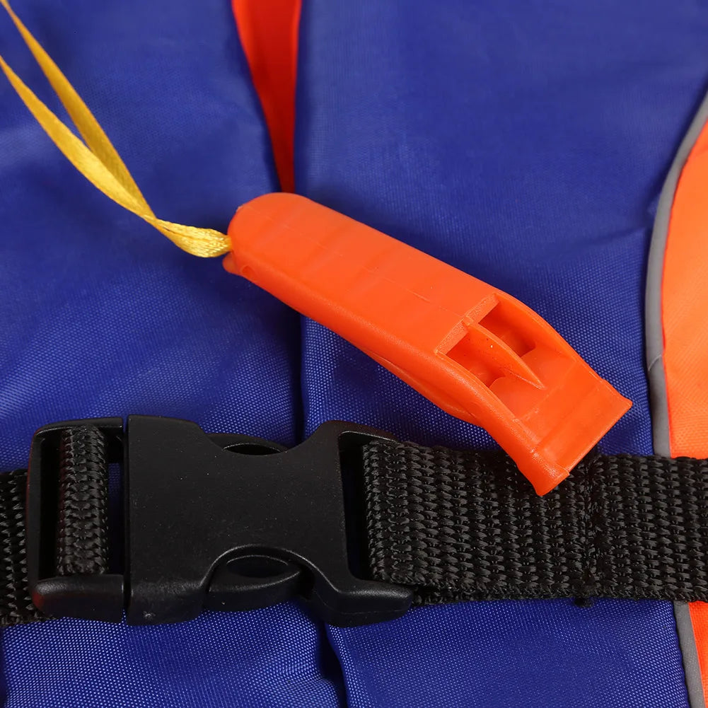 1/2PCS Children Life Jacket With Whistle Adjustable Size Swimming Float Vest Fishing Drifting Swimming Life Vest For Water Sport