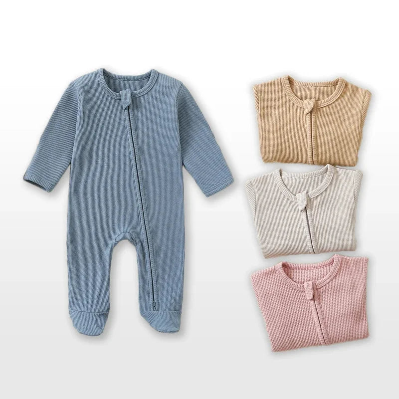 Pijama Mameluco de Algodón Orgánico para Bebé | Suave y Transpirable
